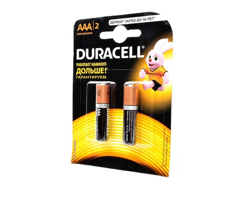 Элемент питания Duracell GP Ultra Plus ААА мизинчиковые