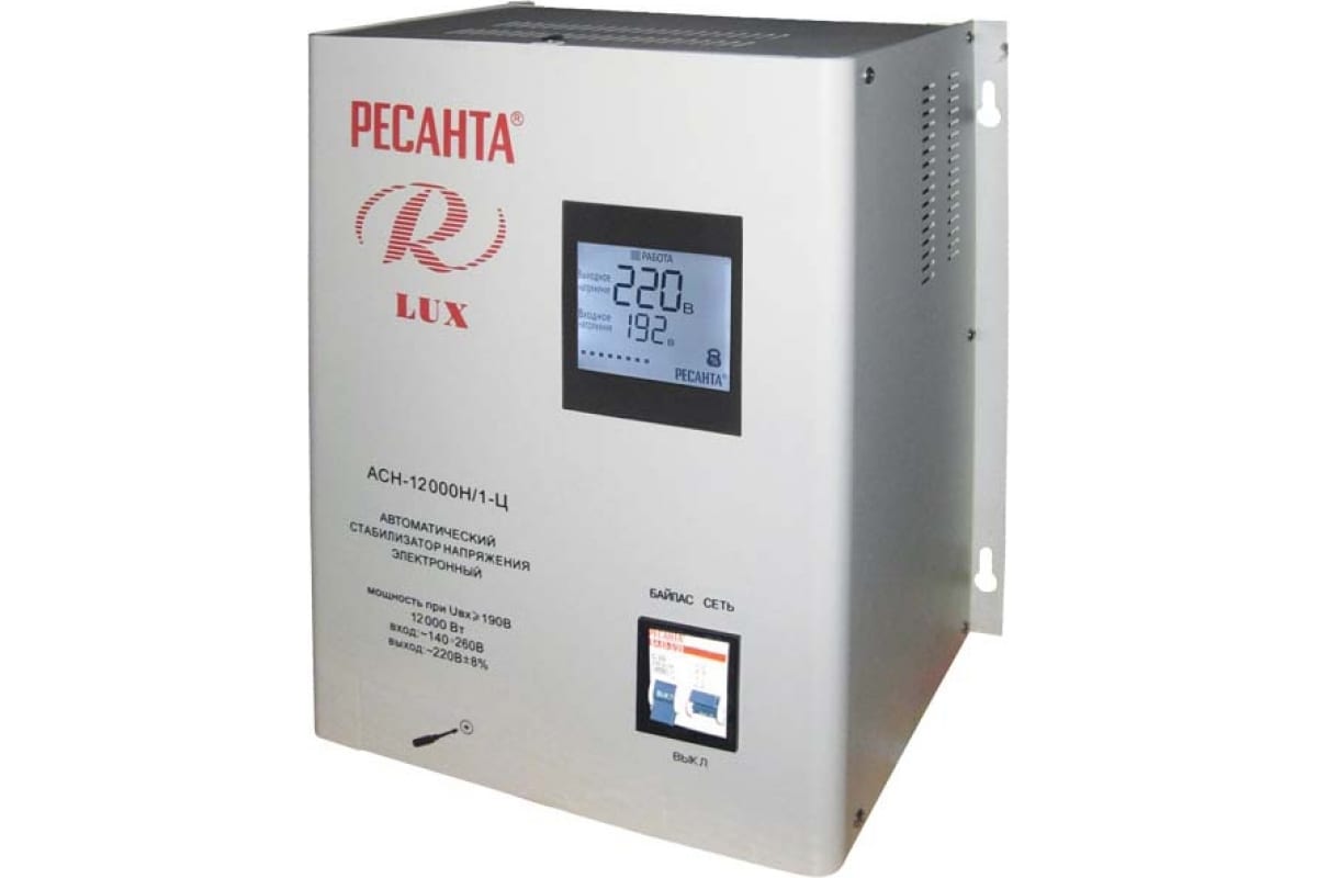 Стабилизатор Ресанта АСН-12000 Н/1-Ц Lux_product