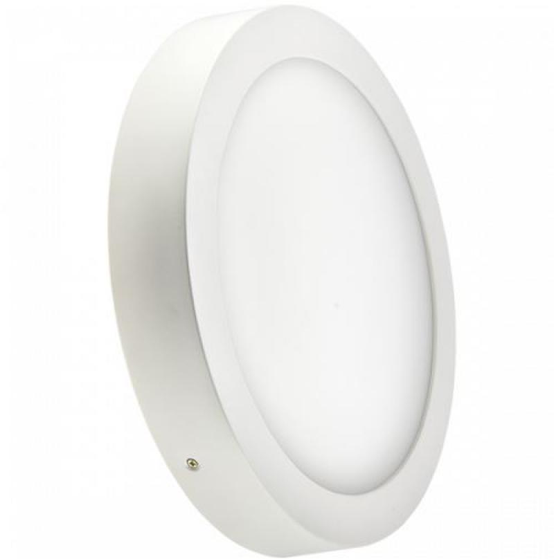 Светильник св/д накл. Ecola Downlight 18Вт 220х32 мат. круг