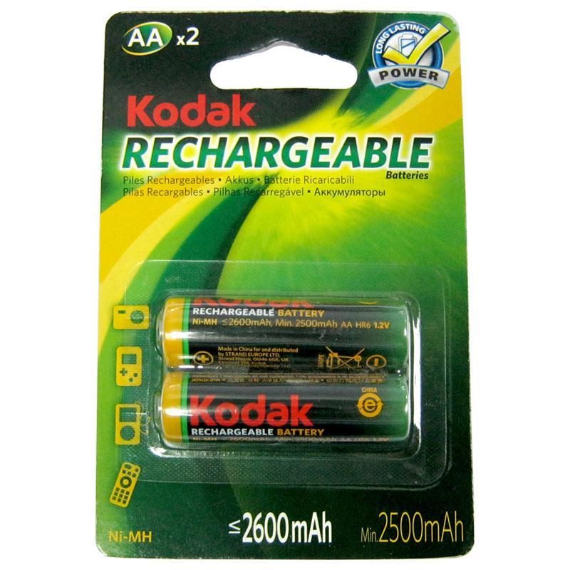 Аккумулятор Kodak AA/R6 2600mAh Ni-MH BL2 ЗАРЯЖ