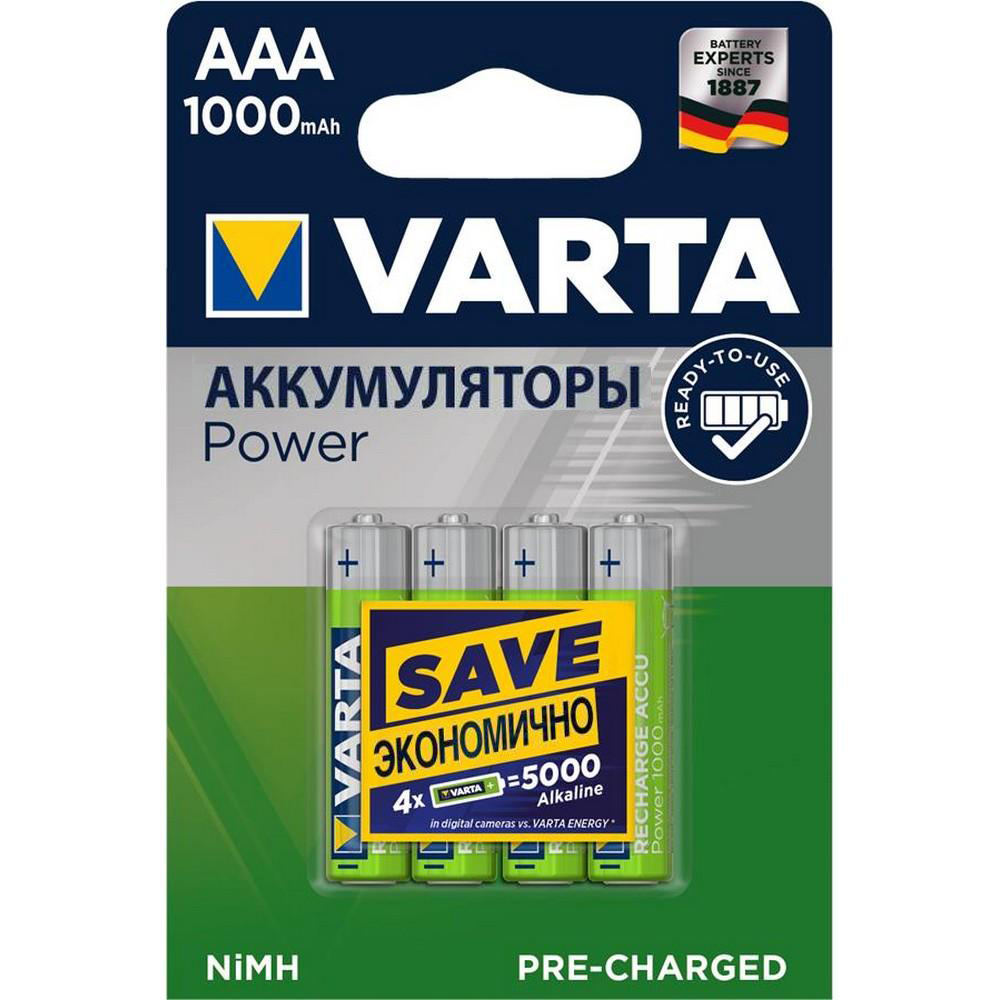 Аккумулятор Varta Ready2USE 1000mAh Ni-MN BL4 заряженными