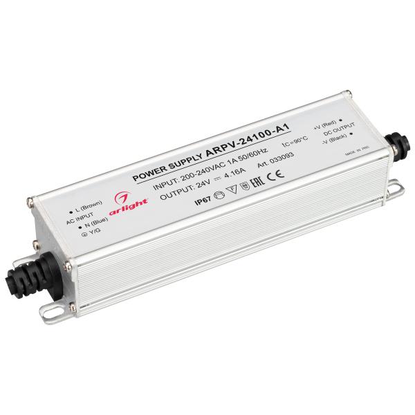 Блок питания ARPV-24100-A1 (24V, 4.16A, 100W) Arlight