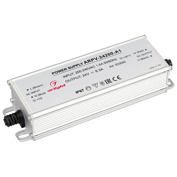 Блок питания ARPV-24250-A1 (24V, 10.4A, 250W) Arlight