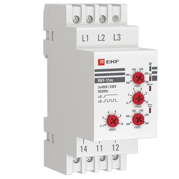 Реле контроля фаз EKF RKF-11m