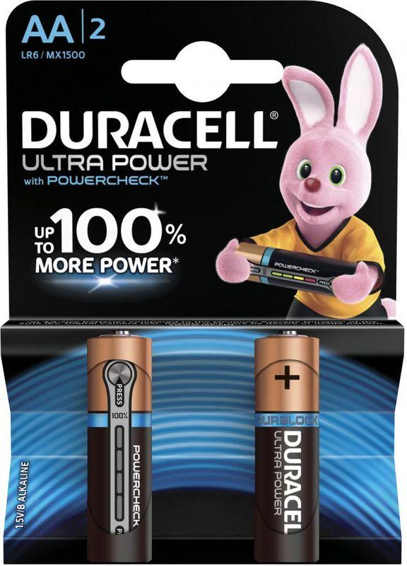 Элемент питания Duracell LR6-2BL Ultra Power алкалиновый 2шт