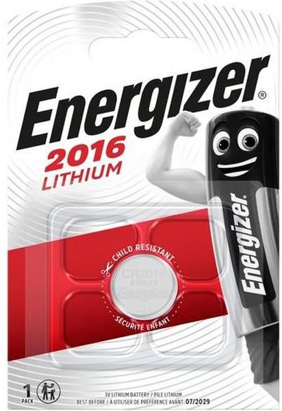 Элемент питания литиевый ENR Lithium CR 2016 FSB1 (блист.1шт) Energizer E301021802