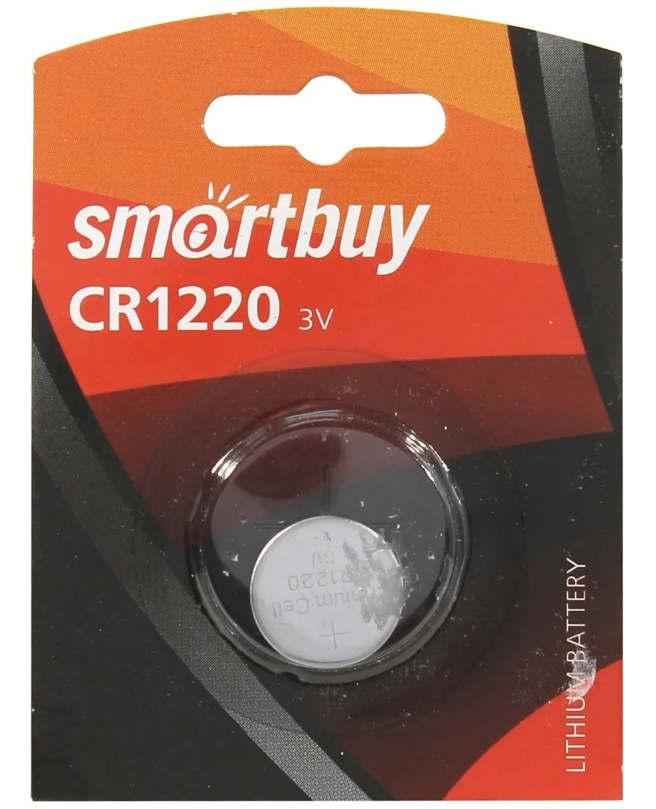 Элемент питания Smartbuy CR1220 BL1 SBBL-1220-1B