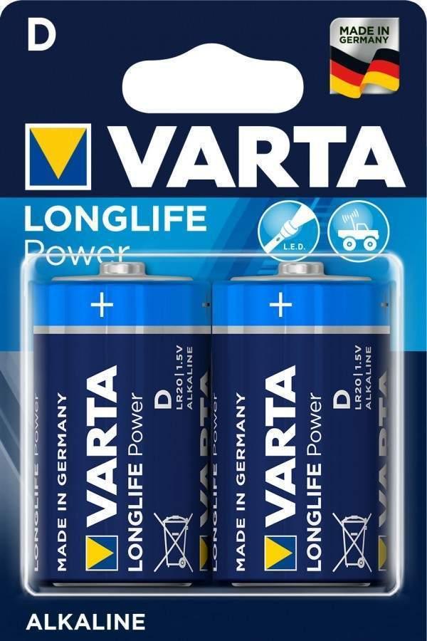 Элементы питания Varta 4920.121.412 LR20/373 BL2