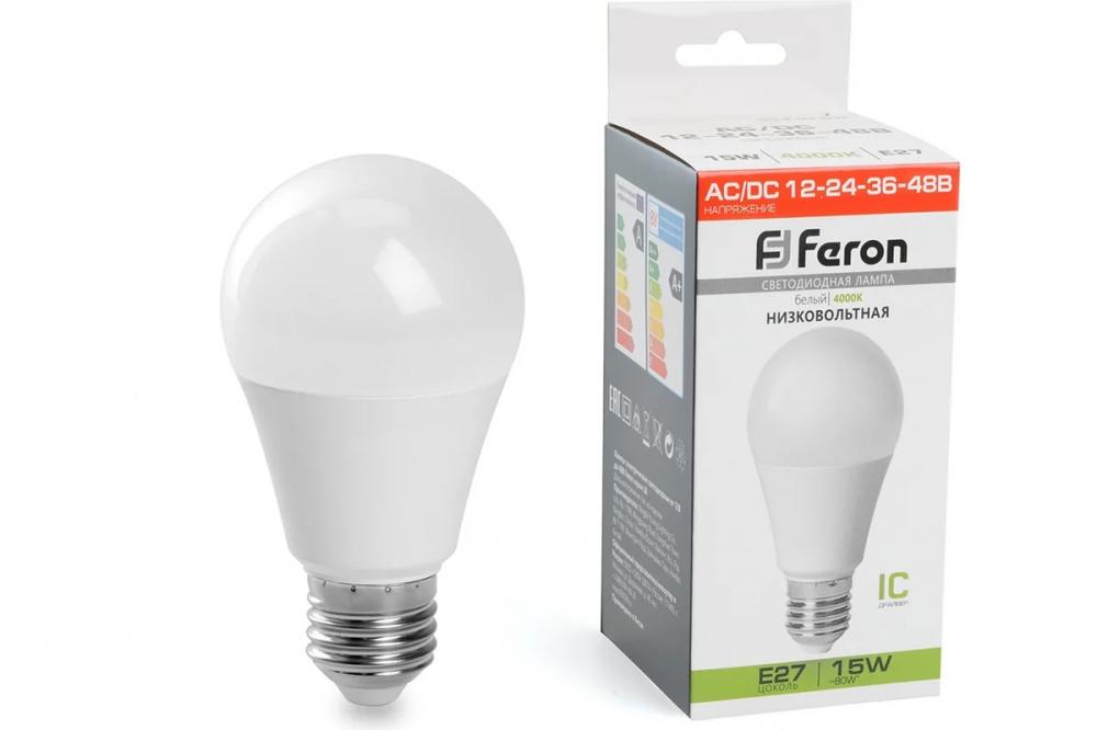 Лампа светодиодная FERON LED Е27 15Вт груша