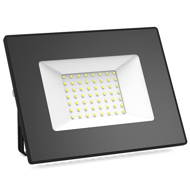 Прожектор светодиодный Gauss ДО 50Вт 6500К IP65 черный