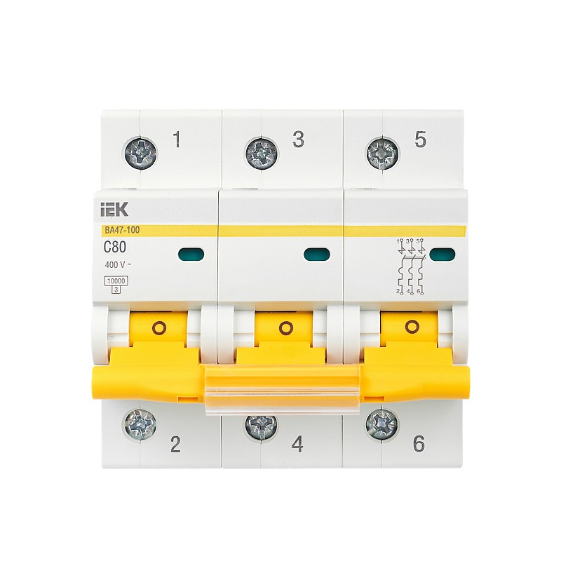 Автоматический выключатель IEK 2-й ВА47-100 10кА