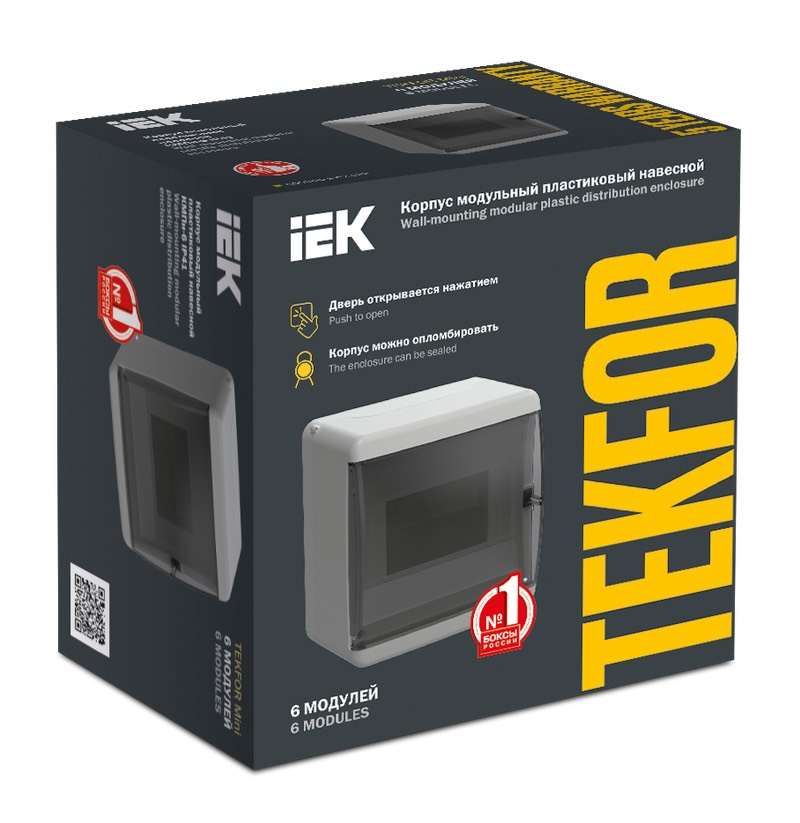 Корпус пластиковый IEK TEKFOR Mini КМПн-6 IP41