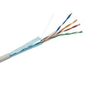 Кабель витая пара F/UTP кат.5E 4х2х24AWG solid CCA PVC сер.