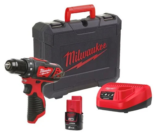 Акк. дрель-шуруповерт Milwaukee M12 BDD-201С