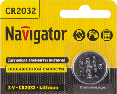 Элемент питания Navigator NBT-CR2032