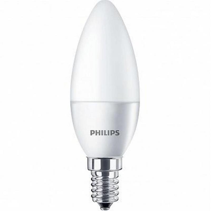 Лампа св/д свеча Е14 Philips Ecohome 6-60Вт 827 B35NDFR RCA