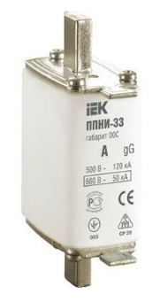 Вставка IEK ППНИ-33 50А габарит 00