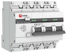 Дифавтомат EKF PROxima АД-32 4п 16А 30мА С 4,5кА