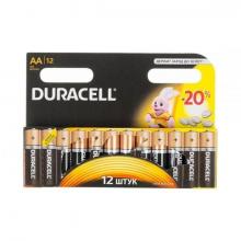 Элемент питания алкалин. Duracell LR MN 1500/LR6 BASIC BP-12