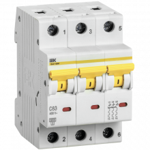 Автоматический выключатель IEK ВА47-60М 3п 32А хар. С