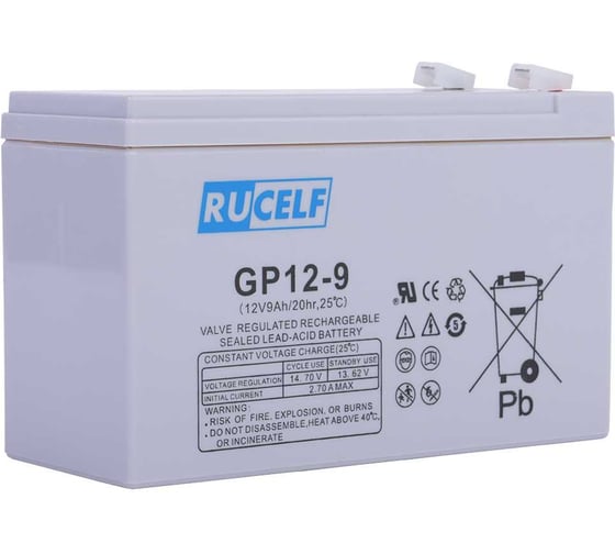 Аккумулятор для ИБП RUCELF GP 12-9