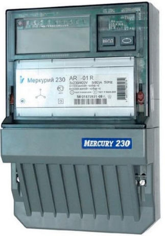 Счетчик Меркурий 230 AR-03 R 3ф. 5-7,5А 0,5с