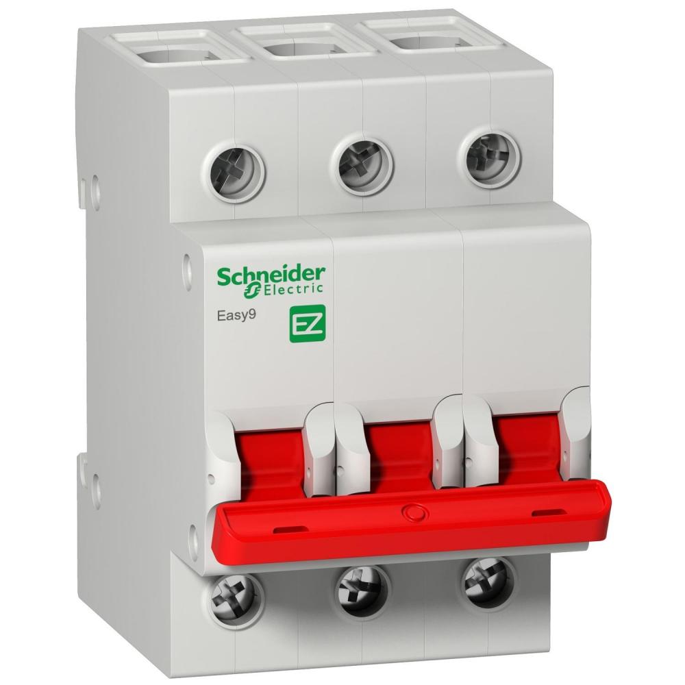 Выключатель нагрузки Schneider Electric Easy9 3п 80А 400В