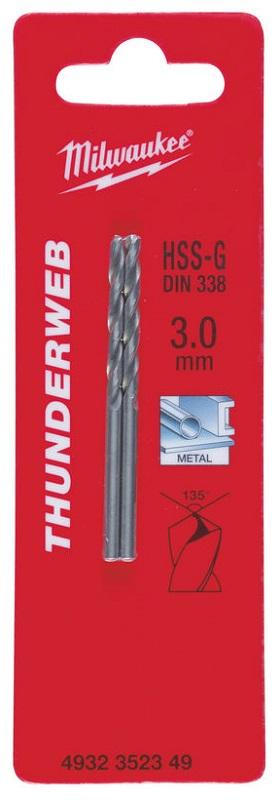 Сверло по металлу THUNDERWEB HSS-G 3.0x61 (2 шт)