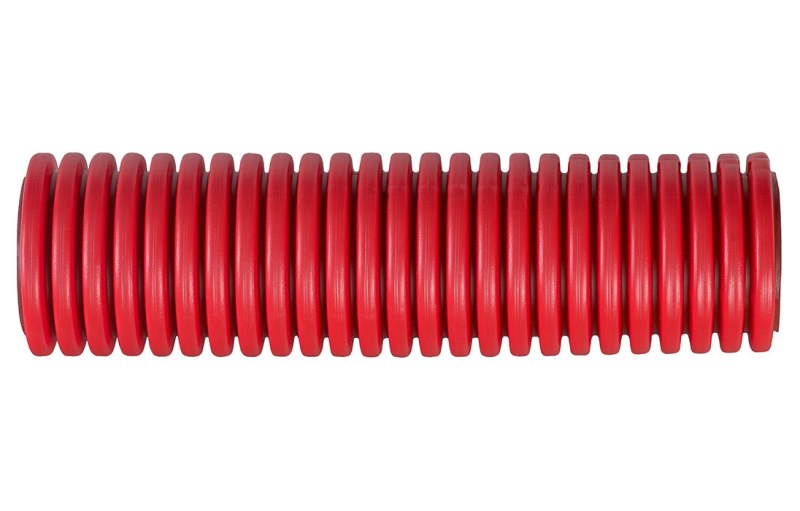 Труба гофрированная двустенная ПЭ гибкая тип 450 с/з красная д110 (50м) PR15.0033
