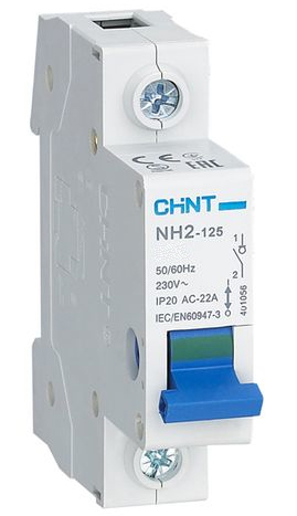 Выключатель нагрузки CHINT NH2-125 (R) 1п 63А 401056