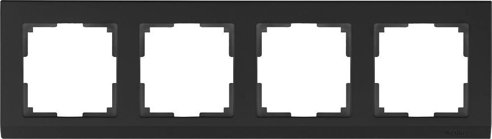 Рамка 4-постовая Werkel черный
