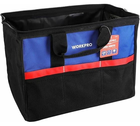 Сумка для инструмента WORKPRO 500D 445х290х320мм